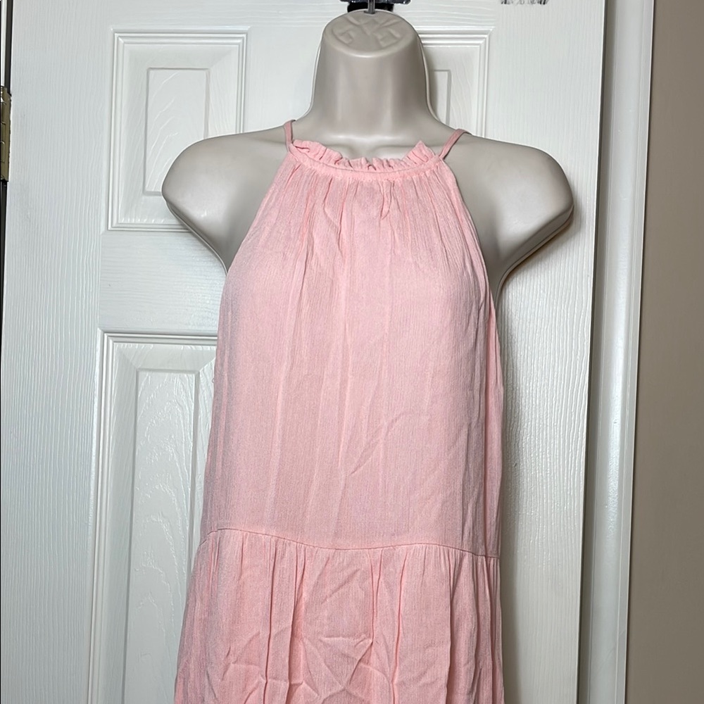 Francesca’s Pink Ruffle Dress NWT - Picture 2 of 9